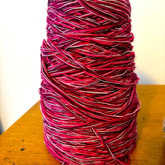 Other - Beautiful Mixed Colors Lot of 6-partial Cone Yarn Over 5 Lbs soft vibrant colors